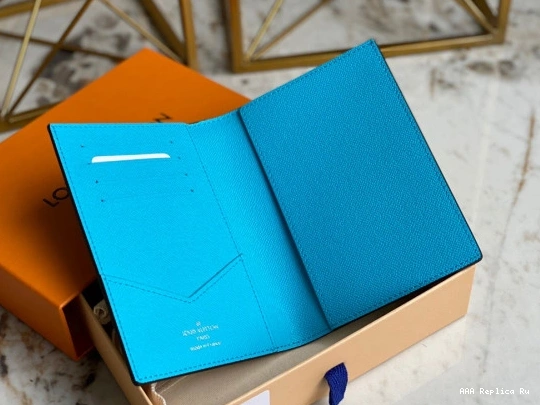 AAA Pruses Bags VUITTON PASSPORT COVER LOUIS 0806